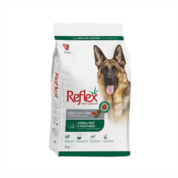 غذای سگ رفلکس طعم گوشت بره، برنج و سبزیجات 3 کیلوگرم |فراپت